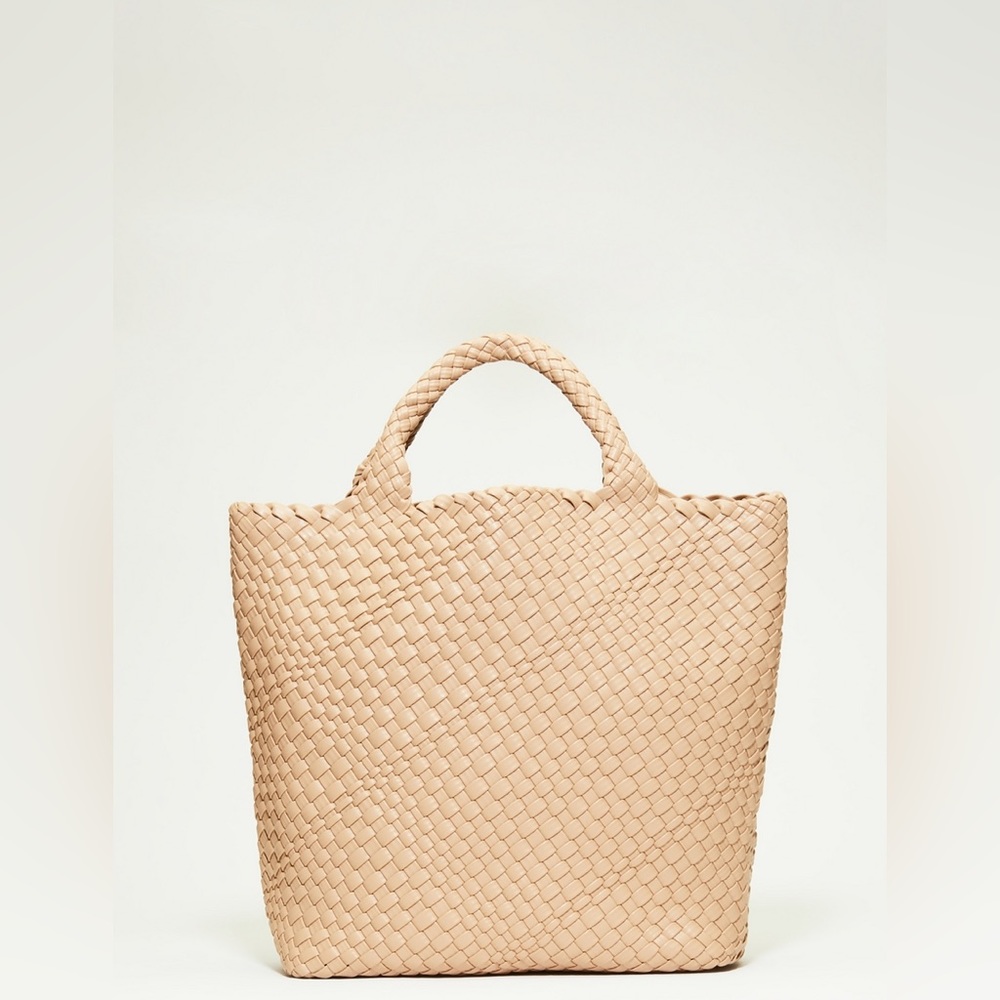NWT lucky brand Woven Vegan Leather Tote